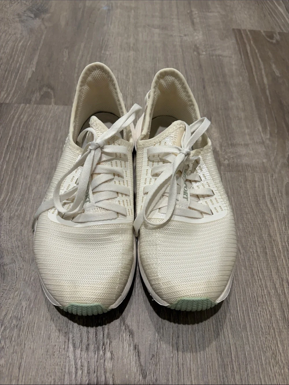 New Balance NERGIZE sport Cream Knit Lace-Up Sneakers